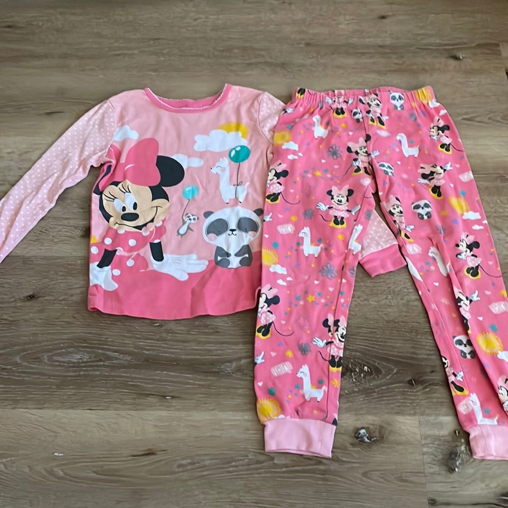 Disney Minnie Mouse and pandas pj set